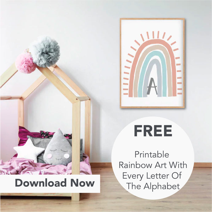 FREE personalised rainbow 🌈  printable.