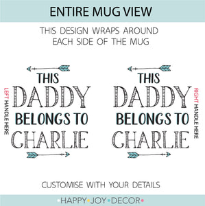 Belongs To Personalised Mug For Dad