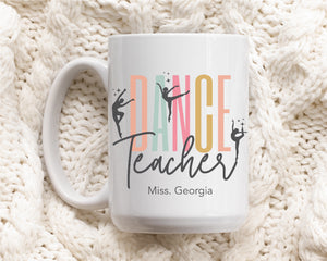 Dance Teacher Personalised Mug