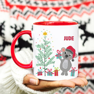 Christmas Koala Personalised Mug