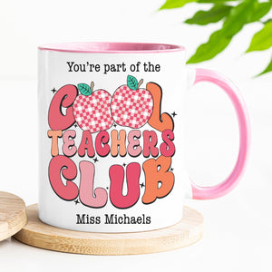 Personalised Cool Teachers Club Mug