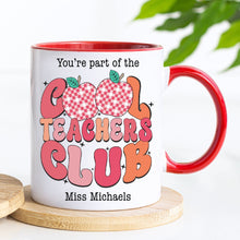 Load image into Gallery viewer, Personalised Cool Teachers Club Mug
