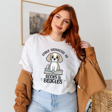 Load image into Gallery viewer, Books &amp; Beagles Womens T-Shirt

