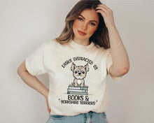 Load image into Gallery viewer, Books &amp; Yorkshire Terriers Women T-Shirt
