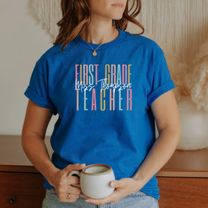 Personalised 1st Grade Teacher T-Shirt