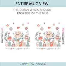 Load image into Gallery viewer, Personalised Retro Wildflower Mug
