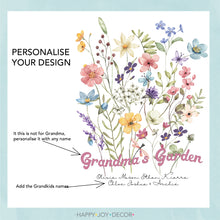Load image into Gallery viewer, Grandmas Garden Personalised T-Shirt
