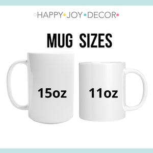 Personalised Mug Size from Happy Joy Decor