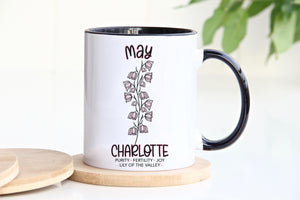 May Lily Of The Valley Birth Flower Mug