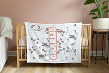Load image into Gallery viewer, Neutral Bunny Personalised Blanket
