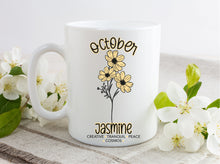 Load image into Gallery viewer, October Cosmos Flower Mug
