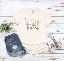 Load image into Gallery viewer, Personalised Music Teacher T-Shirt
