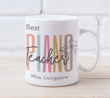 Load image into Gallery viewer, Piano Teacher Personalised Mug
