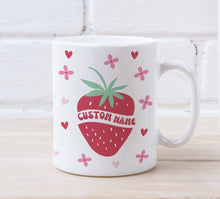 Load image into Gallery viewer, Personalised Retro Strawberry Mug
