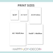 Load image into Gallery viewer, Baby Feet Personalised Birth Stat Print
