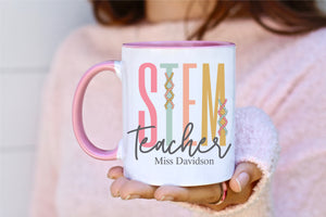 STEM Teacher Personalised Mug