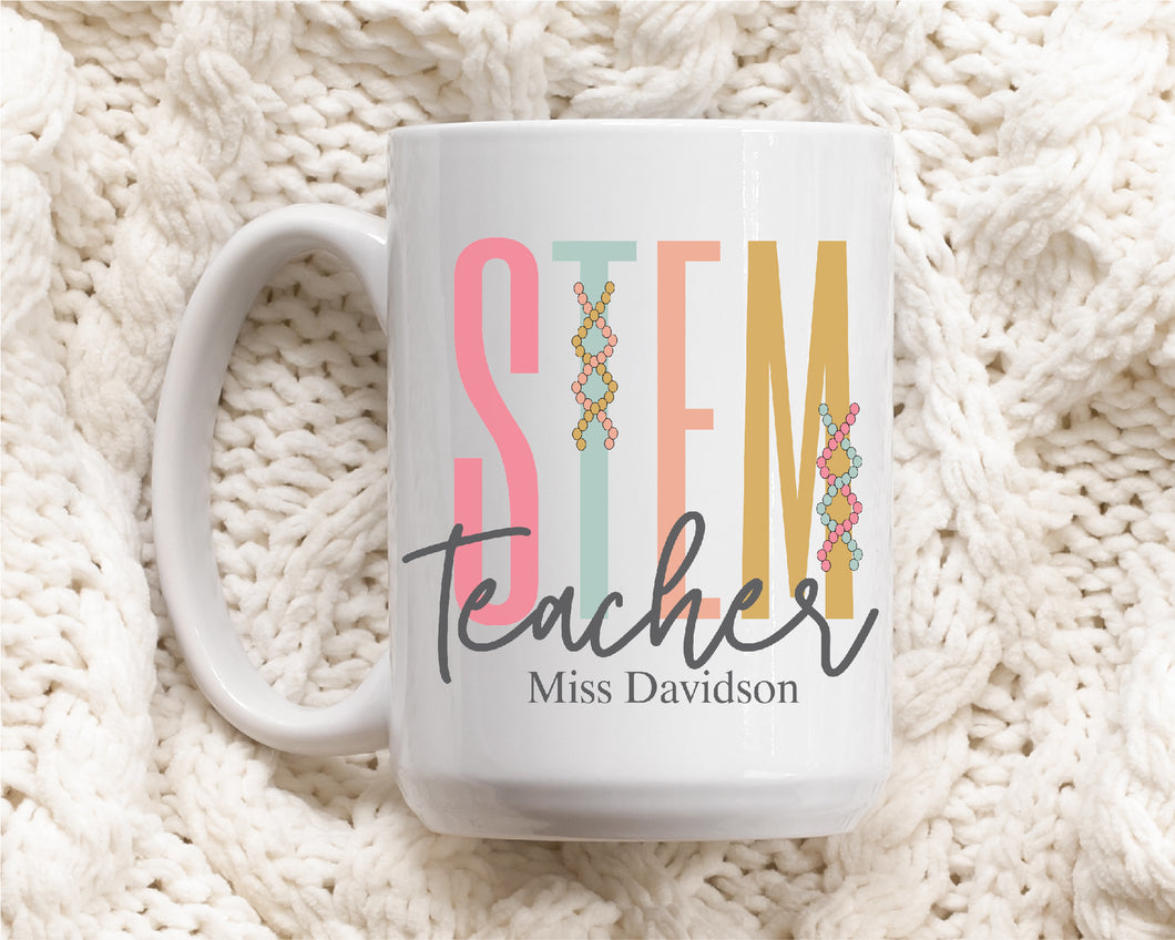 STEM Teacher Personalised Mug