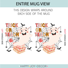 Load image into Gallery viewer, Trick Or Teach Halloween Mug

