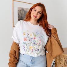 Load image into Gallery viewer, Pressed Flowers T-Shirt 
