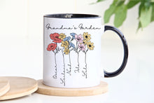 Load image into Gallery viewer, Grandma&#39;s Garden Birth Month Flower Mug
