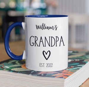 Grandpa Est. Personalised Mug