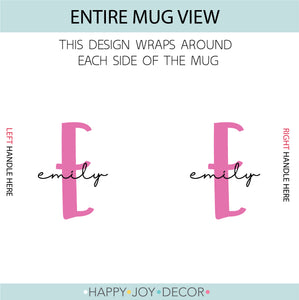Personalised Monogram Mug