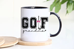 Personalised Womens Golf Mug
