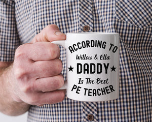 Personalised PE Teacher Mug
