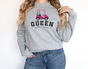 Queen Of The Green Golf Sweatshirt