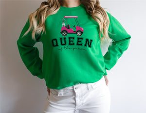 Queen Of The Green Golf Sweatshirt