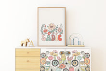 Load image into Gallery viewer, Retro Daisy Personalised Print
