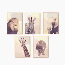 Load image into Gallery viewer, Jungle Animal Neutral Kids Instant Download Print
