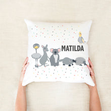 Load image into Gallery viewer, Australian Animals Personalised Cushion
