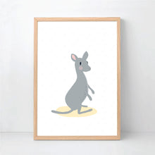 Load image into Gallery viewer, Koala, Kangaroo and Cocky Australian Animal Personalised Print Set - Happy Joy Decor
