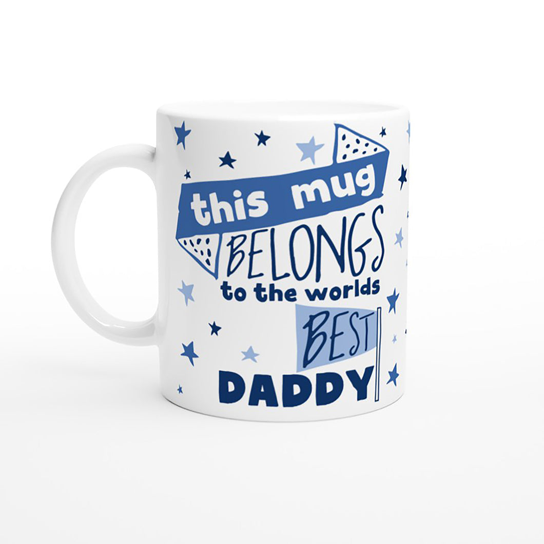 Worlds Best Fathers Dad Personalised Mug - Happy Joy Decor