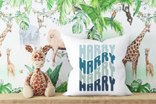 Load image into Gallery viewer, Retro Wavy Personalised Cushion
