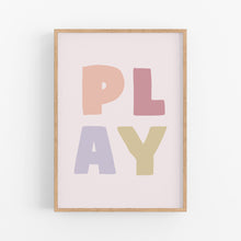 Load image into Gallery viewer, Pink Play All Day Playroom Instant Download Set of 3
