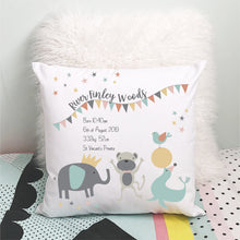 Load image into Gallery viewer, Circus Birth Stat Cushion
