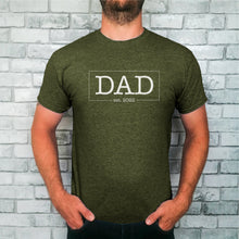 Load image into Gallery viewer, Personalised Est T-shirt For Dad - Happy Joy Decor
