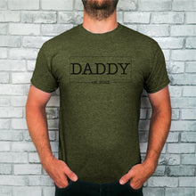 Load image into Gallery viewer, Personalised Est T-shirt For Dad - Happy Joy Decor

