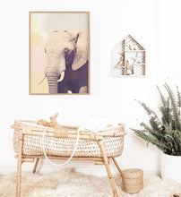 Load image into Gallery viewer, Neutral Elephant Photo Print - Happy Joy Decor

