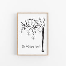 Load image into Gallery viewer, Family Tree Personalised Print
