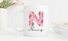 Load image into Gallery viewer, Floral Initial Personalised Mug - Happy Joy Decor
