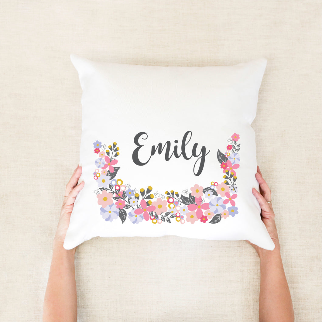 Daisy Bloom Personalised Cushion