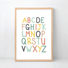 Load image into Gallery viewer, Giraffe Personalised Alphabet &amp; Number Print Set - Name Prints - Happy Joy Decor
