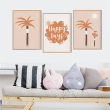 Load image into Gallery viewer, Happy Days Print Set - Terracotta Kids Prints - Happy Joy Decor
