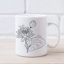 Load image into Gallery viewer, July Birth Flower Mug
