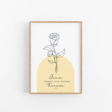 Load image into Gallery viewer, June Birth Flower Print
