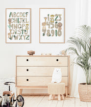 Load image into Gallery viewer, Jungle Animal Alphabet and Number Instant Download - Happy Joy Decor
