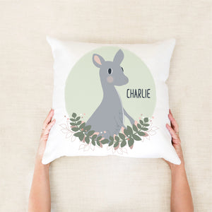 Kangaroo personalised kid's cushion - Happy Joy Decor